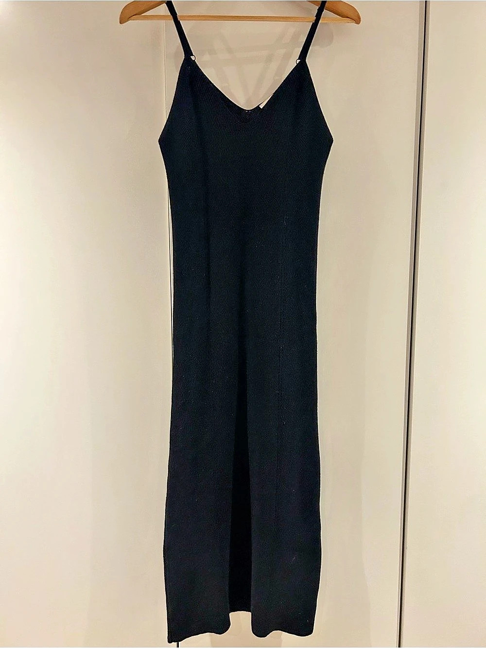 Freshman 1996 Knit Maxi Dress Black Size Medium
